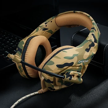 Камуфляжная slušalice teške gaming slušalice gaming slušalice Casque Headset gamer slušalice s mikrofonom za Xbox One PS4 PC laptop